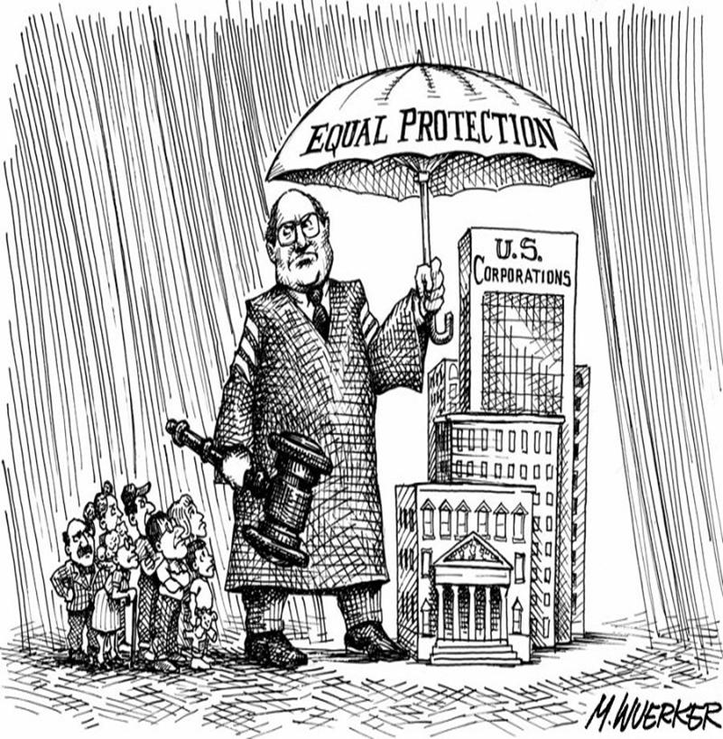 Corporate Rights Cartoon