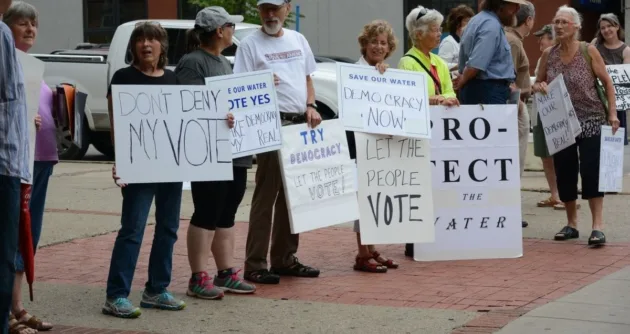 Athens County Protest