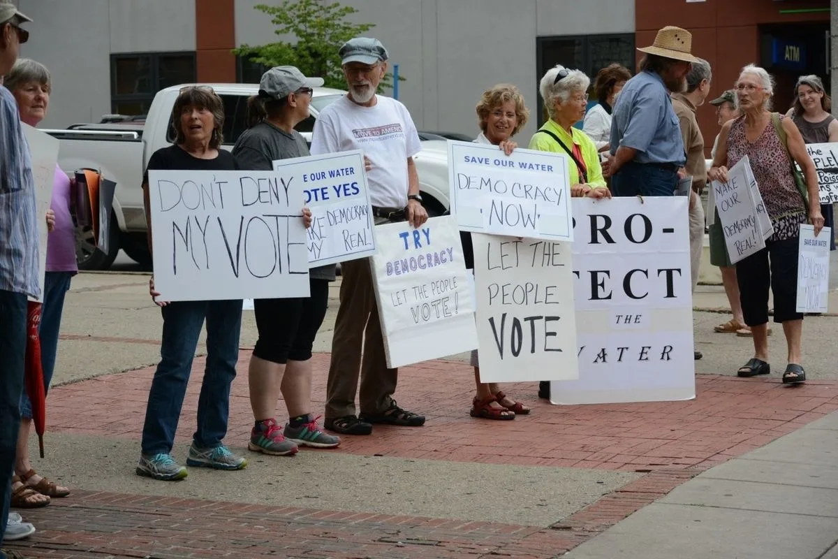 Athens County Protest