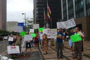 Ohio protests denying right to vote