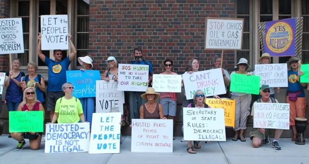 Secretary of State Jon Husted denies right to vote