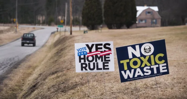 Grant Township frack wastewater injection well fight