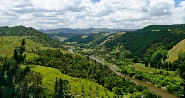 Whanganui River in New Zealand