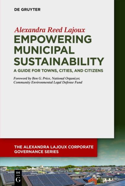 BOOK FOREWORD: Empowering Municipal Sustainability