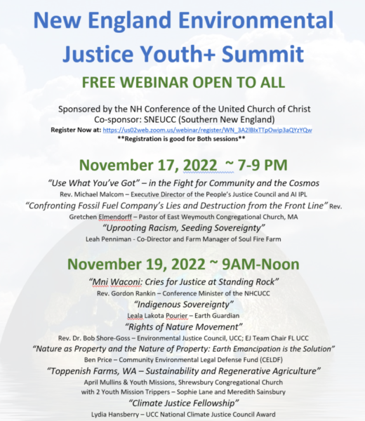 CELDF presenting in the New England Environmental Justice Youth+ Summit — FREE WEBINAR OPEN TO ALL