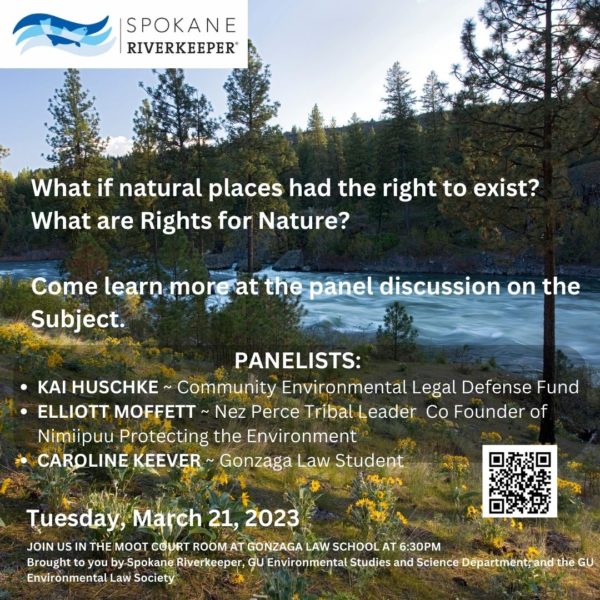 RIGHTS OF NATURE PANEL DISCUSSION: Tuesday, March 21, 2023 from 6:30pm – 8:30pm PST