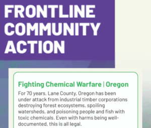 Frontline Community Action: Chemical Warfare in Oregon